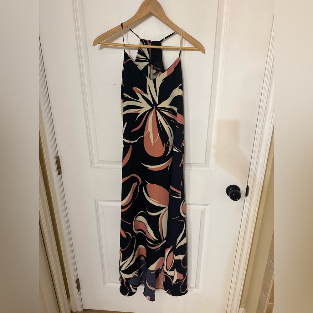 Midi Spring Dress Blue Small